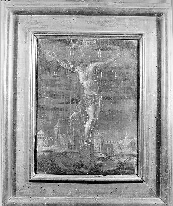 CRISTO CROCIFISSO (dipinto) - ambito italiano (secc. XVII/ XVIII)