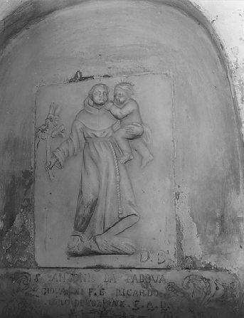 SANT'ANTONIO DA PADOVA (rilievo) - bottega italiana (sec. XIX)