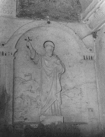 SAN BERNARDO (rilievo) - bottega italiana (sec. XIX)