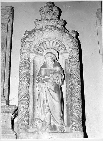 Sant'Antonio Abate (rilievo) di Guardi Andrea di Francesco (sec. XV)