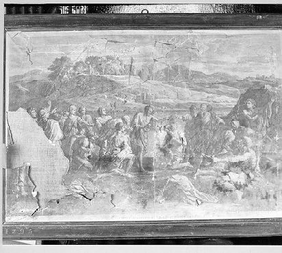 Battesimo di Cristo (incisione) - incisore francese (metà sec. XIX)