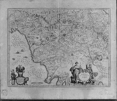 cartina dello Stato Fiorentino (stampa) (sec. XVII (?))