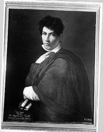 Ritratto di Pietro Bonanni, ritratto d'uomo (dipinto) di Sassella Angelo (seconda metà sec. XIX)