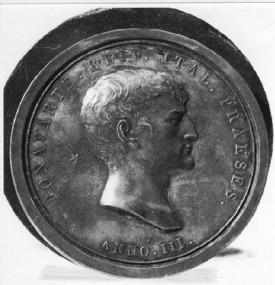 Medaglia commemorativa dell' attentato a Napoleone (medaglia) di Manfredini Luigi (sec. XIX)