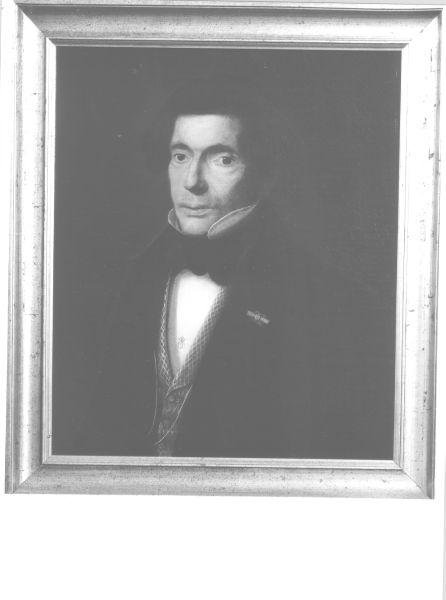 FIGURA MASCHILE (dipinto) - ambito italiano (secondo quarto sec. XIX)