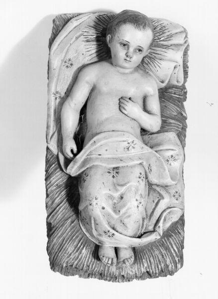 Gesù Bambino (statuetta di presepio, elemento d'insieme) - ambito italiano (sec. XX)