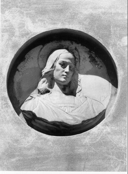 SAN TOMMASO (rilievo) di Pochini Vittorio (sec. XX)