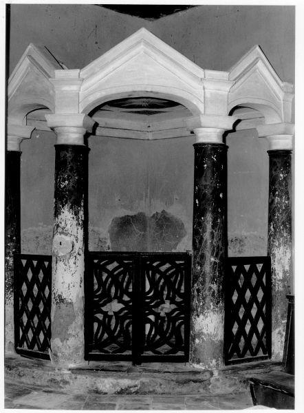 fonte battesimale - bottega toscana (prima metà sec. XIX)
