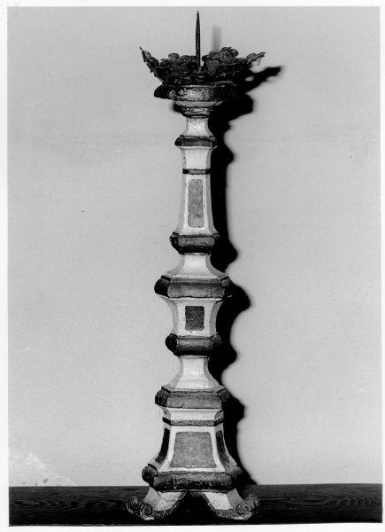 candeliere, serie - bottega toscana (seconda metà sec. XVIII)