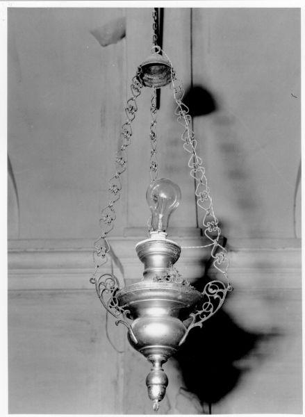 lampada pensile - bottega toscana (fine sec. XIX)