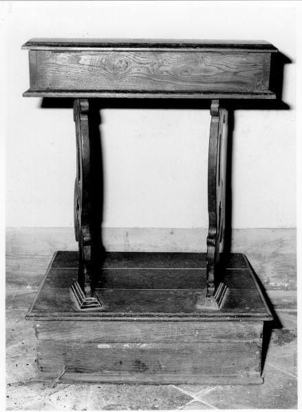 inginocchiatoio - bottega toscana (prima metà sec. XIX)