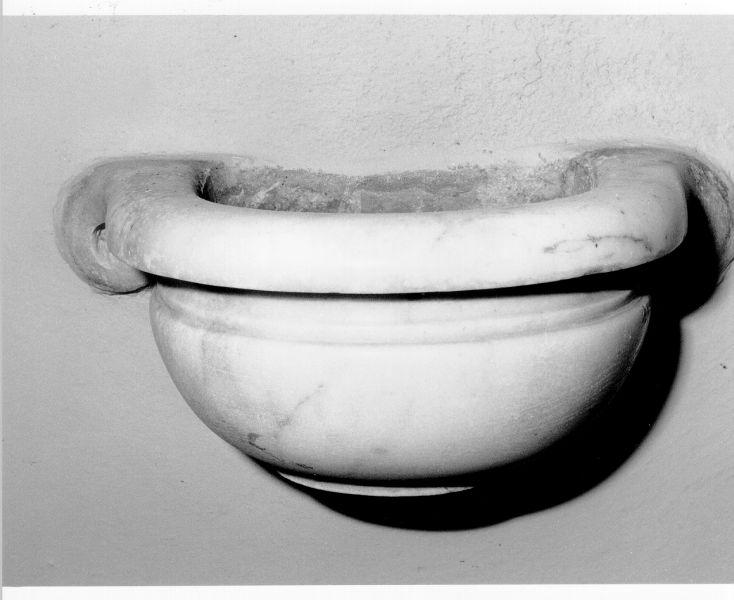 acquasantiera da parete - bottega toscana (prima metà sec. XIX)