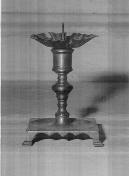 candeliere - bottega toscana (seconda metà sec. XVII)