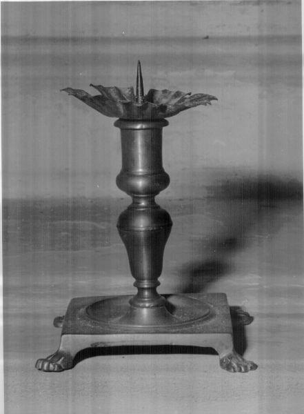 candeliere - bottega toscana (metà sec. XVII)