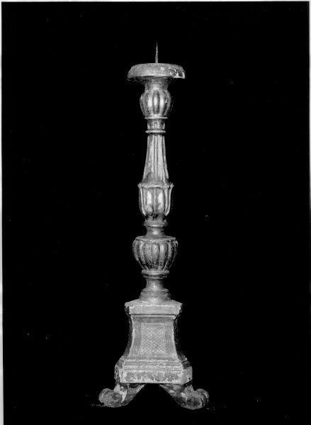 candeliere - bottega toscana (prima metà sec. XIX)