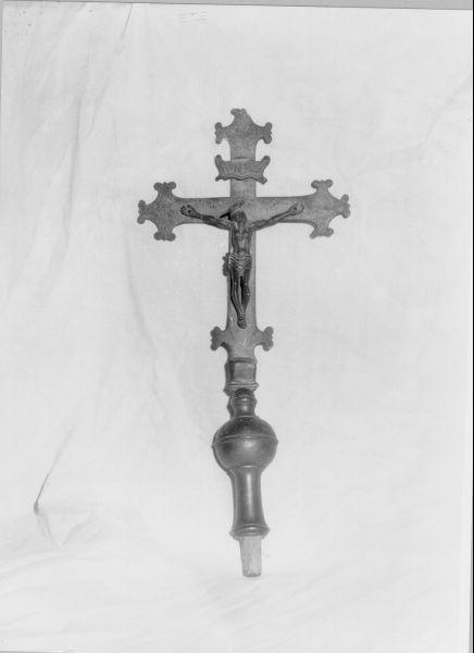 croce processionale - bottega toscana (seconda metà sec. XVII)