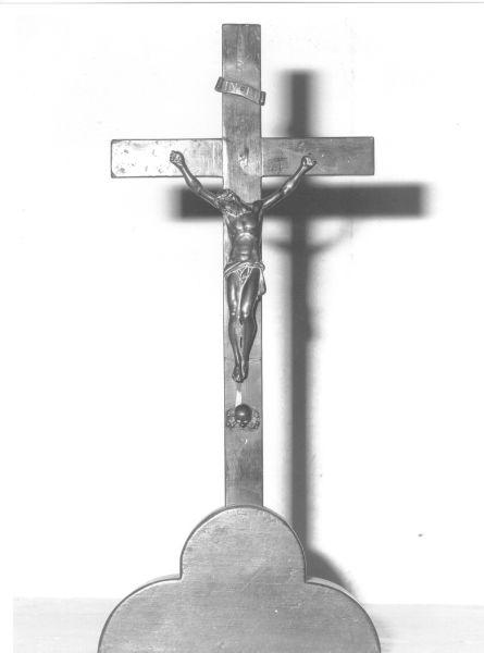 croce da tavolo - bottega italiana (seconda metà sec. XIX)