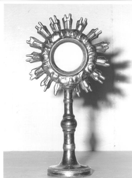 reliquiario - a ostensorio - bottega toscana (metà sec. XIX)