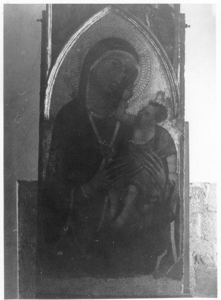 MADONNA CON BAMBINO (dipinto) di Maestro di San Torpè (attribuito) (fine/inizio secc. XIII/ XIV)