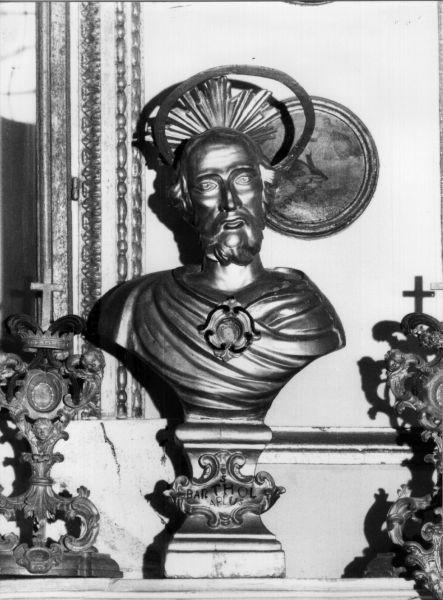 SAN BARTOLOMEO (reliquiario - a busto) - bottega toscana (seconda metà sec. XVIII)