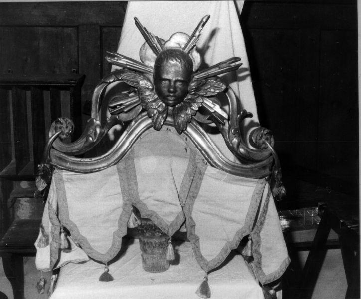 cielo di baldacchino - bottega toscana (metà sec. XIX)