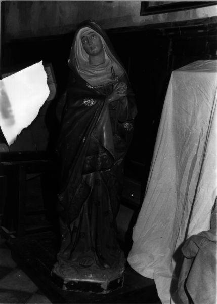MADONNA ADDOLORATA (statua) - bottega toscana (sec. XX)