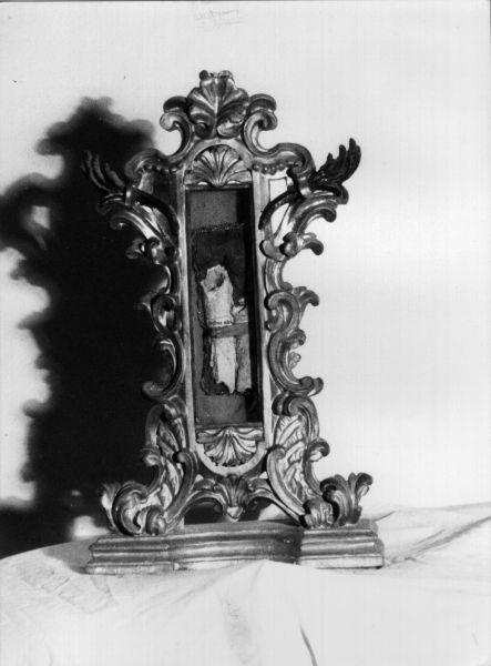 reliquiario, serie - bottega toscana (metà sec. XVIII)