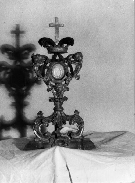 reliquiario, serie - bottega toscana (seconda metà sec. XVIII)