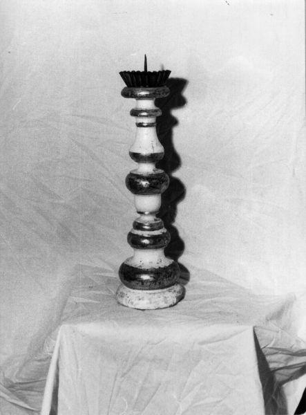 candeliere, serie - bottega toscana (prima metà sec. XIX)