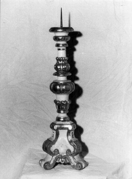 candeliere, serie - bottega toscana (prima metà sec. XIX)