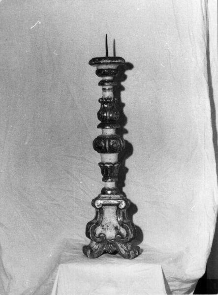 candeliere, serie - bottega toscana (prima metà sec. XIX)