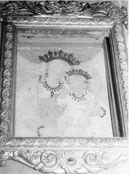 MADONNA CON BAMBINO (dipinto) - ambito toscano (prima metà sec. XVIII)