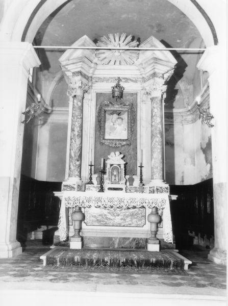 altare maggiore di Vaccà Giovanni Battista (prima metà sec. XVIII)