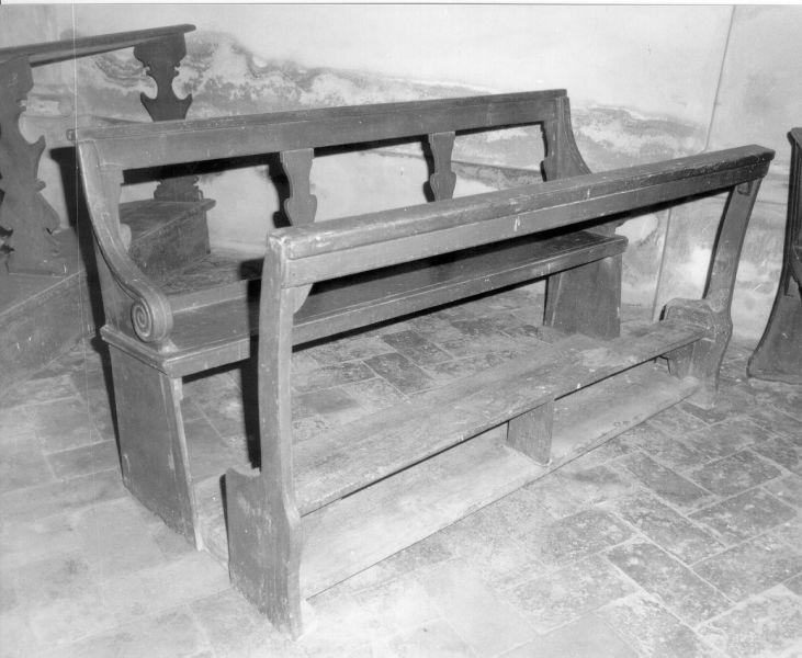 panca - bottega toscana (seconda metà sec. XIX)