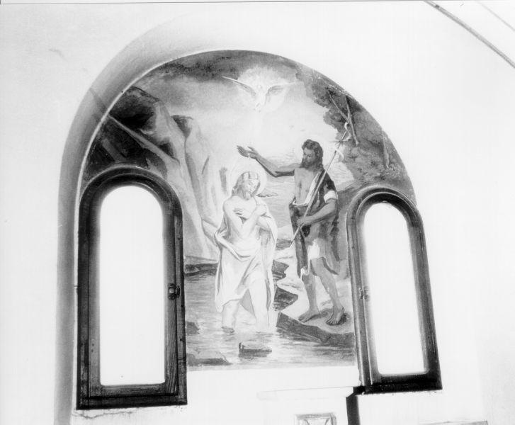 battesimo di Cristo (dipinto, serie) di Gajoni Antonio Luigi (sec. XX)