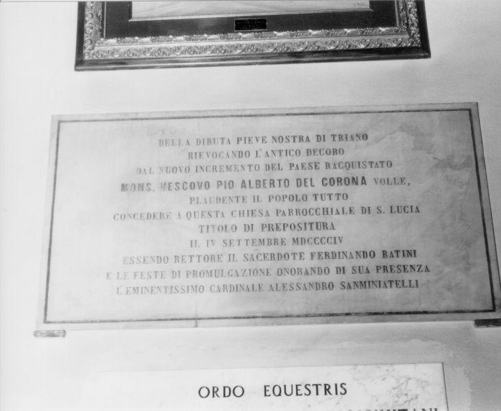 lapide - bottega toscana (sec. XX)