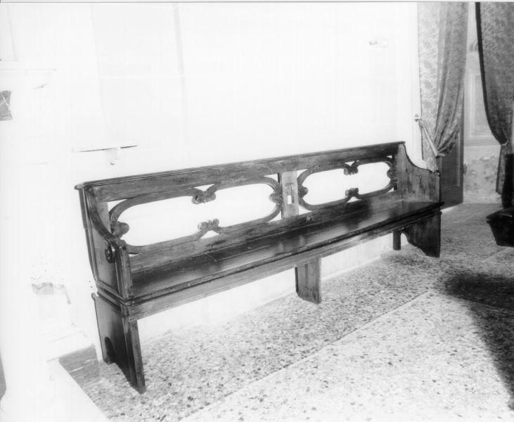 panca - bottega toscana (prima metà sec. XIX)