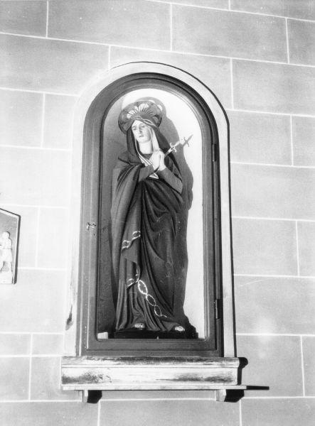 MADONNA ADDOLORATA (statua) - bottega toscana (prima metà sec. XX)