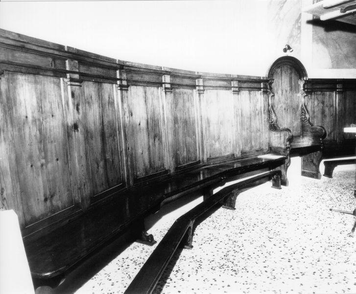 stalli del coro - bottega toscana (seconda metà sec. XIX)