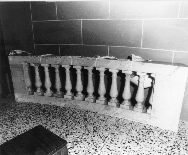 balaustrata, serie - bottega toscana (seconda metà sec. XIX)