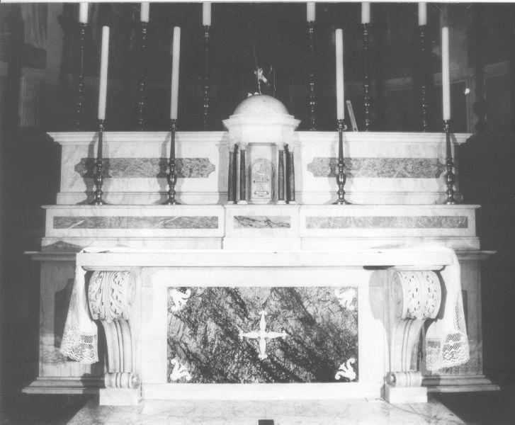 altare maggiore - bottega toscana (sec. XIX)