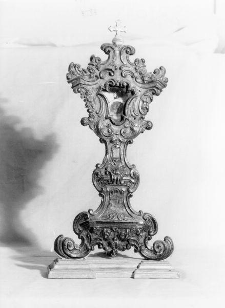 reliquiario - bottega italiana (metà sec. XVIII)
