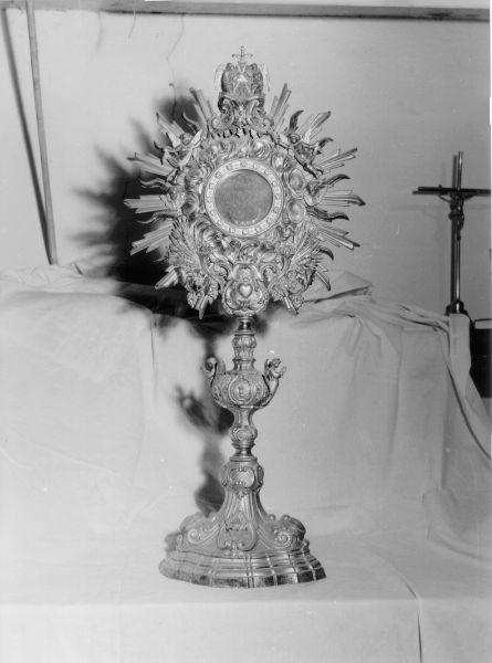 ostensorio - bottega italiana (sec. XX)