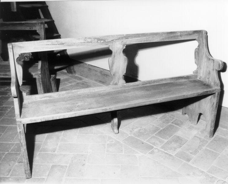 panca - ambito toscano (metà sec. XIX)