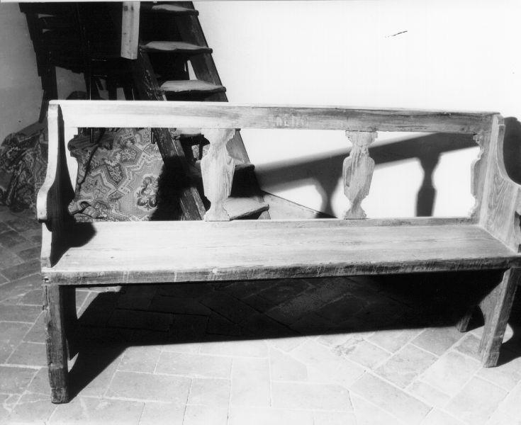 panca - ambito toscano (metà sec. XIX)