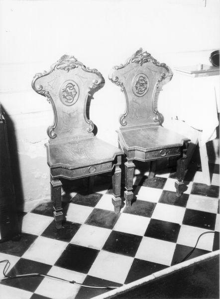 sedia, serie - ambito toscano (seconda metà sec. XIX)