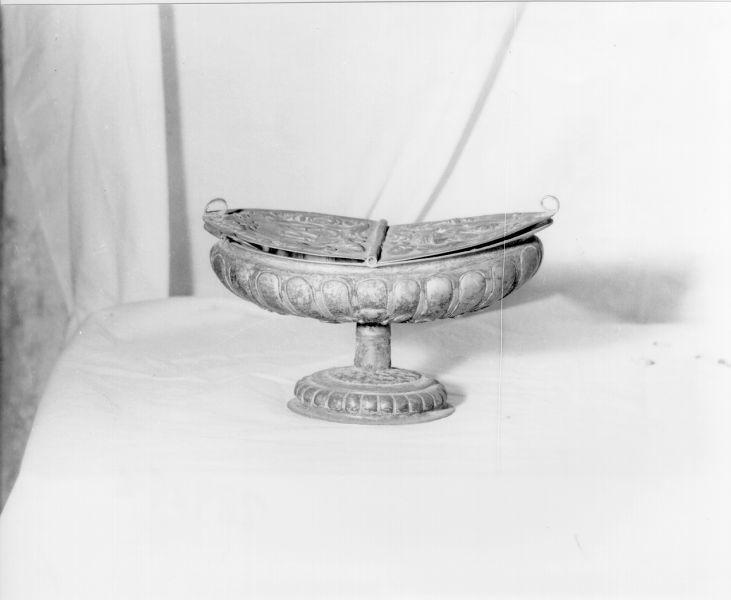 navicella portaincenso - bottega italiana (metà sec. XVIII)