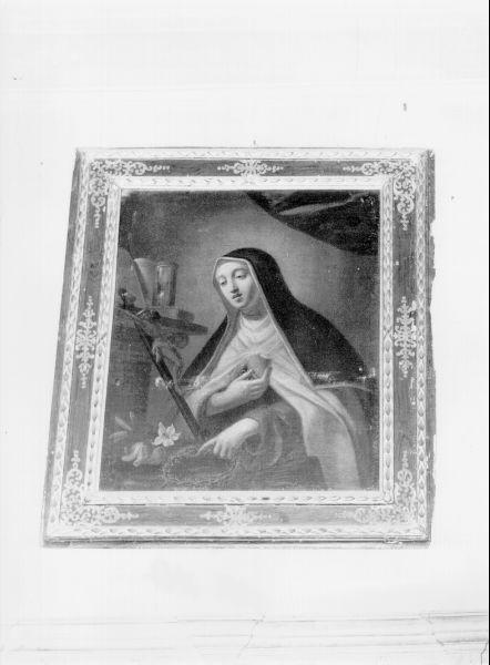 SANTA CATERINA DA SIENA (dipinto) - ambito toscano (prima metà sec. XVIII)