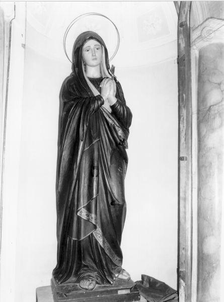 MADONNA ADDOLORATA (statua) di Perathoner Ferdinand (seconda metà sec. XX)