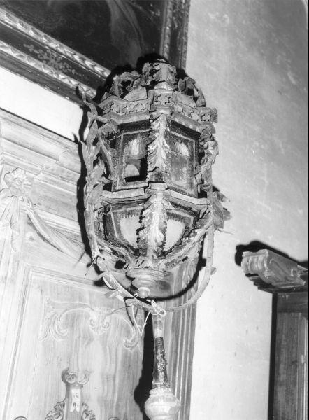 lampione, serie - bottega toscana (metà sec. XVIII)